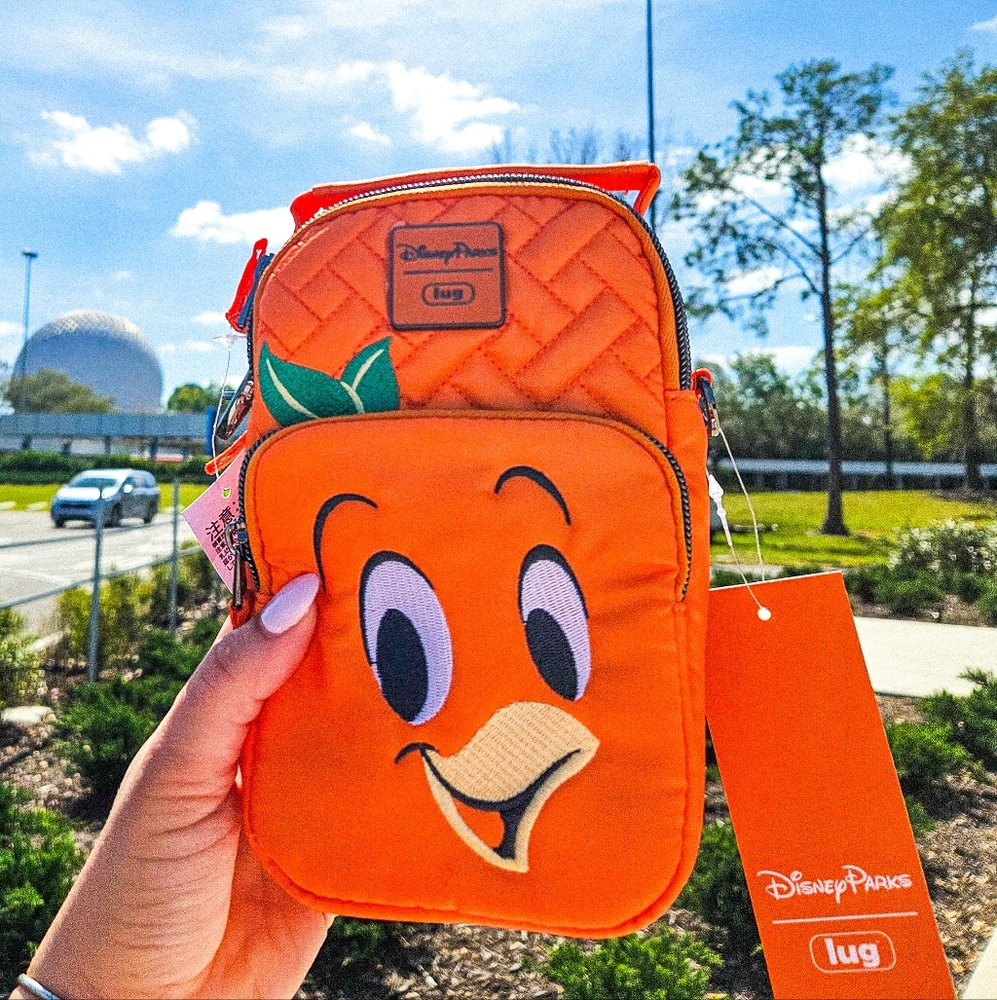 Disney 2024 EPCOT Flower Garden Festival Orange Bird Crossbody Lug Bag NWT